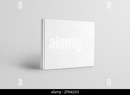 Hardcover book template, blank standing books mockup for design uses, 3d  rendering Stock Photo - Alamy