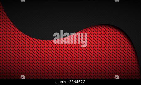Red and Black Luxury Abstract Background Stock Vector