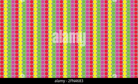 Abstract background of colored circles Stock Vector