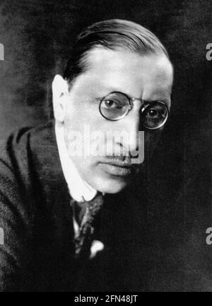 Stravinsky, Igor, 17.6.1882 - 6.4.1971, US composer of Russian origin, portrait, circa 1930s, ADDITIONAL-RIGHTS-CLEARANCE-INFO-NOT-AVAILABLE Stock Photo