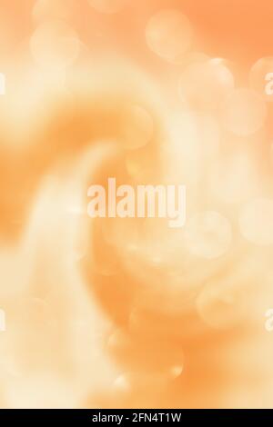 Abstract shiny glittering orange bokeh lights Stock Photo