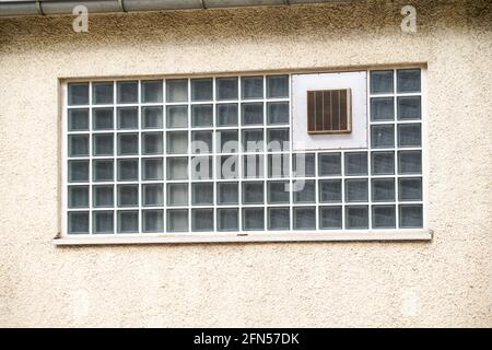Close up shot of a sash window Stock Photo