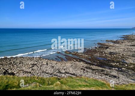 Widemouth Bay near Bude. Stock Photo