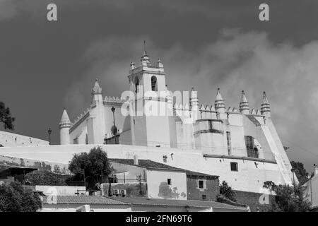 Our Lady of the Annunciation Church in Mertola, Alentejo Portuga Stock Photo