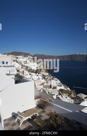 Santorini, Greece. 04 Oct 2017. General views of the town Stock Photo