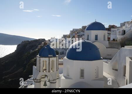 Santorini, Greece. 04 Oct 2017. General views of the town Stock Photo