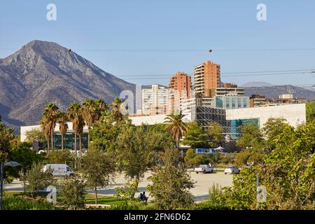 Vitacura Parque Bicentenario in Santiago Chile South America Stock Photo