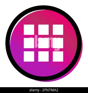 MORE icon, vector symbol isolated on white background for app, mobile, web etc. design . Stock Vector