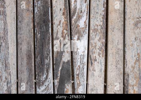 Hardwood natural background. Old timber planks. Wood material, texture. Wooden floor, rough surface. Board pattern, grunge fence Stock Photo