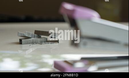 Close up of the stapler Stock Photo