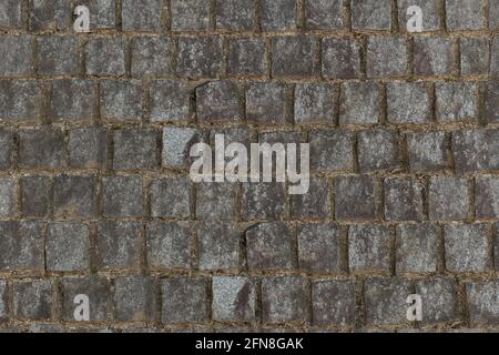 Seamless old grunge stonewall pattern japanese stone block wallpaper for graphics design 3D model building texture and background. Stock Photo