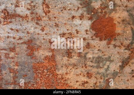 background, texture - rusty surface of an iron sheet Stock Photo