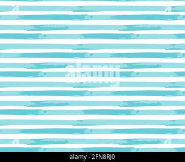 Stroke blue seamless pattern. Hand made vector illustration for wrapping paper, cloth, textile, fabtic. Stock Vector