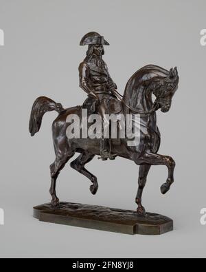 General Bonaparte on Horseback, model c. 1838, cast after 1847. Stock Photo