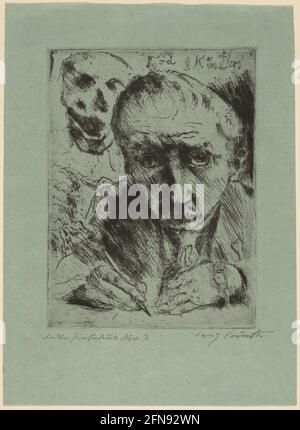 Tod und K&#xfc;nstler (Death and the Artist), 1920-1921. Stock Photo