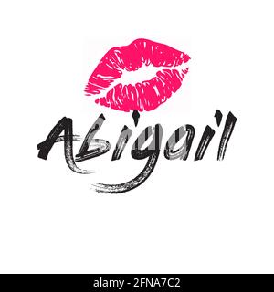 abigail girl name Stock Photo - Alamy