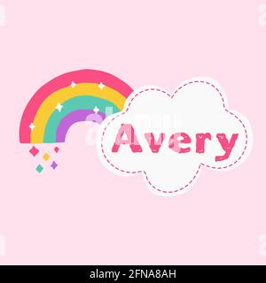 avery girl name Stock Photo - Alamy