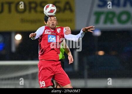Lugano, Switzerland. 15th May, 2021. Guillaume Hoarau (#99 Sion) during the Swiss Super League match between FC Lugano and FC Sion at Cornaredo Stadium in Lugano, Switzerland Credit: SPP Sport Press Photo. /Alamy Live News Stock Photo