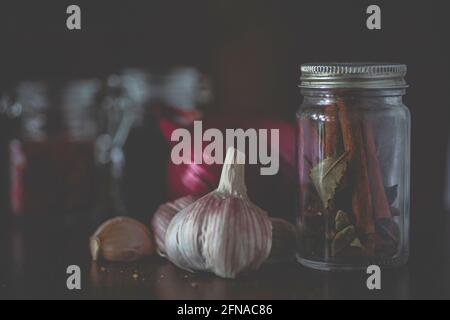 The Trinity Of Spices Stock Photo