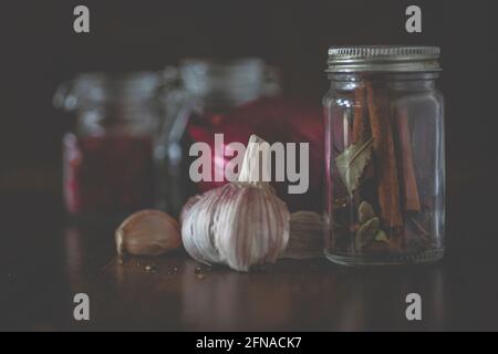 The Trinity Of Spices Stock Photo