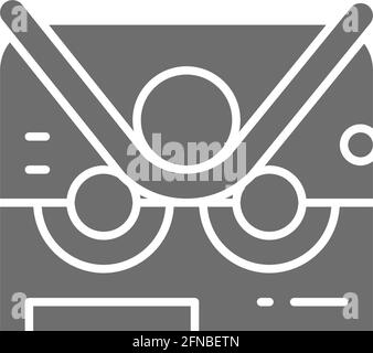 Pipe bending machine, bend machine gray icon. Stock Vector