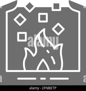 Metallurgical icon. Monochrome simple sign from engineering collection ...