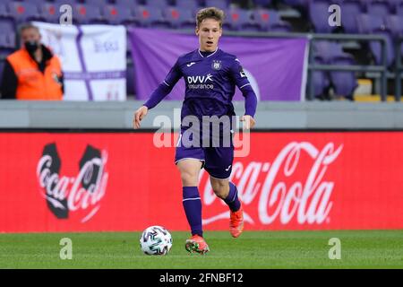 ANDERLECHT, BELGIUM - MAY 15: Yari Verschaeren of RSC Anderlecht during the  Jupiler Pro League match between RSC Anderlecht and KRC Genk at Lotto Park  Stock Photo - Alamy