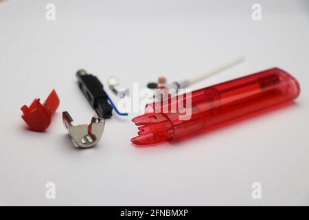parts of cigarette lighter Mustang Cigarette Lighter Element with bezel and correct details to replace your worn or missing original. Power Plug / Cigarette Lighter