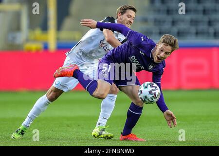 ANDERLECHT, BELGIUM - MAY 15: Yari Verschaeren of RSC Anderlecht during the  Jupiler Pro League match between RSC Anderlecht and KRC Genk at Lotto Park  Stock Photo - Alamy