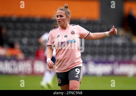 Sheffield United's Katie Wilkinson during the Vitality Women's FA Cup fifth round match at The Hive Stadium, London. Picture date: Sunday May 16, 2021. Stock Photo