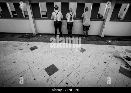 Baltimore, MD, USA. 15th May, 2021. May 15, 2021: Scenes from around the track on Preakness Stakes Day at Pimlico Race Course in Baltimore, Maryland. Scott Serio/Eclipse Sportswire/CSM/Alamy Live News Stock Photo