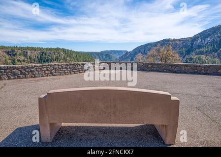 Oak Creek Vista Overlook. Flagstaff, Arizona, USA. Stock Photo