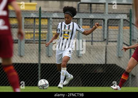 Rome, Italy. 16th May, 2021. Sara Gama (Juventus) during the Serie A TIMvision match between AS Roma and Juventus Women at Stadio Tre Fontane in Rome, Italy, on May 6th 2021 (Photo by Giuseppe Fama/Pacific Press) Credit: Pacific Press Media Production Corp./Alamy Live News Stock Photo