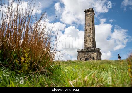 Peel Tower, Holcombe Hill near Bury. Stock Photo