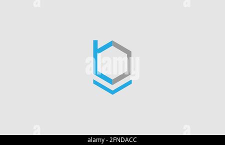 LETTERS BG LOGO DESIGN Stock Vector