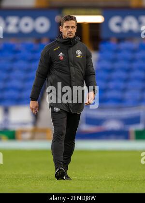 Paul Heckingbottom manager of Sheffield United arrives at The City