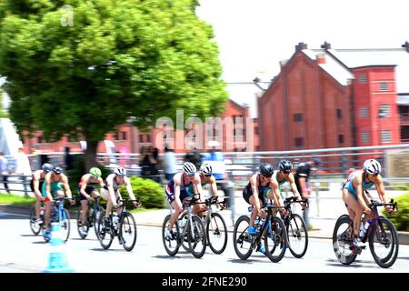 Yokohama, Kanagawa, Japan. 15th May, 2021. General view Triathlon : ITU World Triathlon Championship Series Yokohama 2021 Women's Elite in Yokohama, Kanagawa, Japan . Credit: Naoki Nishimura/AFLO SPORT/Alamy Live News Stock Photo