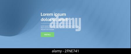 Website or mobile app landing page. Abstract vector illustration. Stock Vector