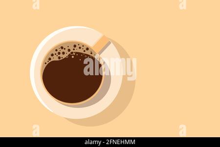 https://l450v.alamy.com/450v/2fnehmm/freshly-brewed-coffee-with-froth-in-a-cup-2fnehmm.jpg