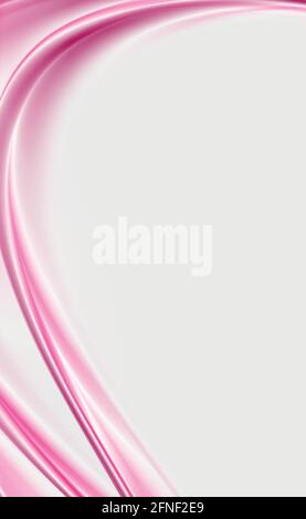 Abstract gray background with wavy lines - Vector illustration Stock Vector