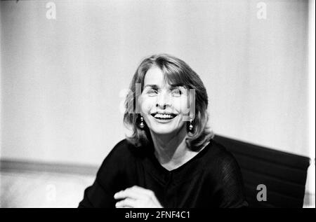 Senta Berger (born 1941), Austrian actress. The picture was taken during a reading at the Harenberg City Center, Dortmund. [automated translation]