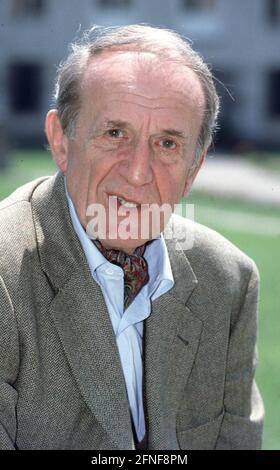 German actor ALEXANDER KERST (photo) celebrates his 80th birthday on February 23, 2004. Born in Prague, he has appeared in well over 100 television dramas since the 1950s. With his stately height, he often embodied the officer, baron or gentleman. Among his most important films are 'Stern von Afrika' and 'Hunde, wollt ihr ewig leben'. Today Kerst is no longer so present on television, but plays all the more theatre: he has just finished a tour with 45 performances. At Maria Becker's side he impersonated the poet George Bernard Shaw in the Ester Vilar comedy 'Travels with Lady Astor'. Stock Photo