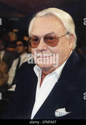 'Recording date: 21.04.1998 Alfonso Prinz zu Hohenlohe-Langenburg, German member of the international jet set and co-founder of the famous Marbella Club, during a talk show of ''Alex'' at SFB in Berlin. [automated translation]' Stock Photo