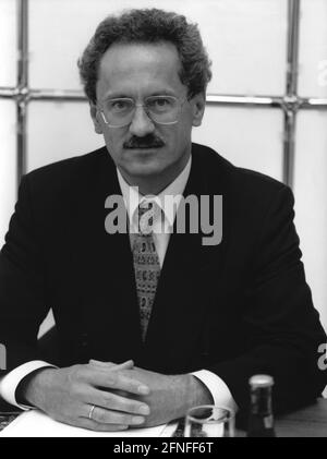 Munich's Lord Mayor Dr. Christian Ude (SPD) sits at the table. [automated translation] Stock Photo