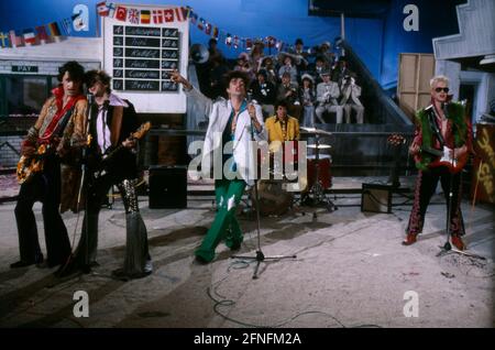 Die Toten Hosen, deutsche Punkrock Band, 1985. The Toten Hosen, German Punk Rock Band, 1985. Stock Photo