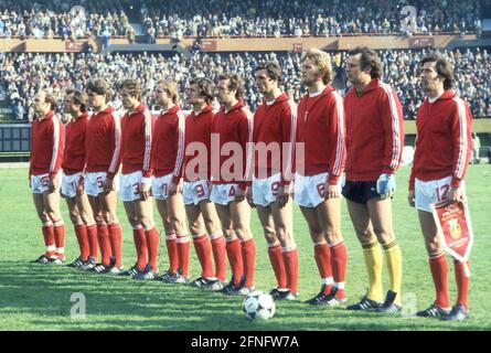 Football World Cup 1978 in Argentina Poland - Germany 0:0 01.06.1978, Opening match / Team Poland [automated translation] Stock Photo