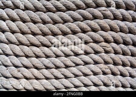 closeup of linen thread Stock Photo