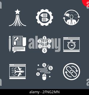Seo and web opimization Stock Vector