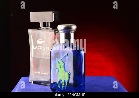 Lacoste and Polo parfum Stock Photo Alamy