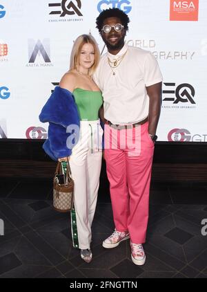 Los Angeles, USA. 16th May, 2021. (L-R) Sara Biv and Calvit Hodge at the 10th Annual World Choreography Awards held at the Avalon in Hollywood, CA on Sunday, ?May 16, 2021. (Photo By Sthanlee B. Mirador/Sipa USA) Credit: Sipa USA/Alamy Live News Stock Photo